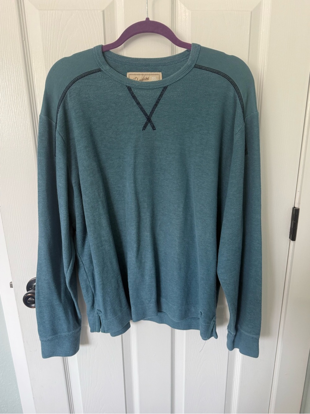 Men’s Paradise Collection Blue Long Sleeve Large
